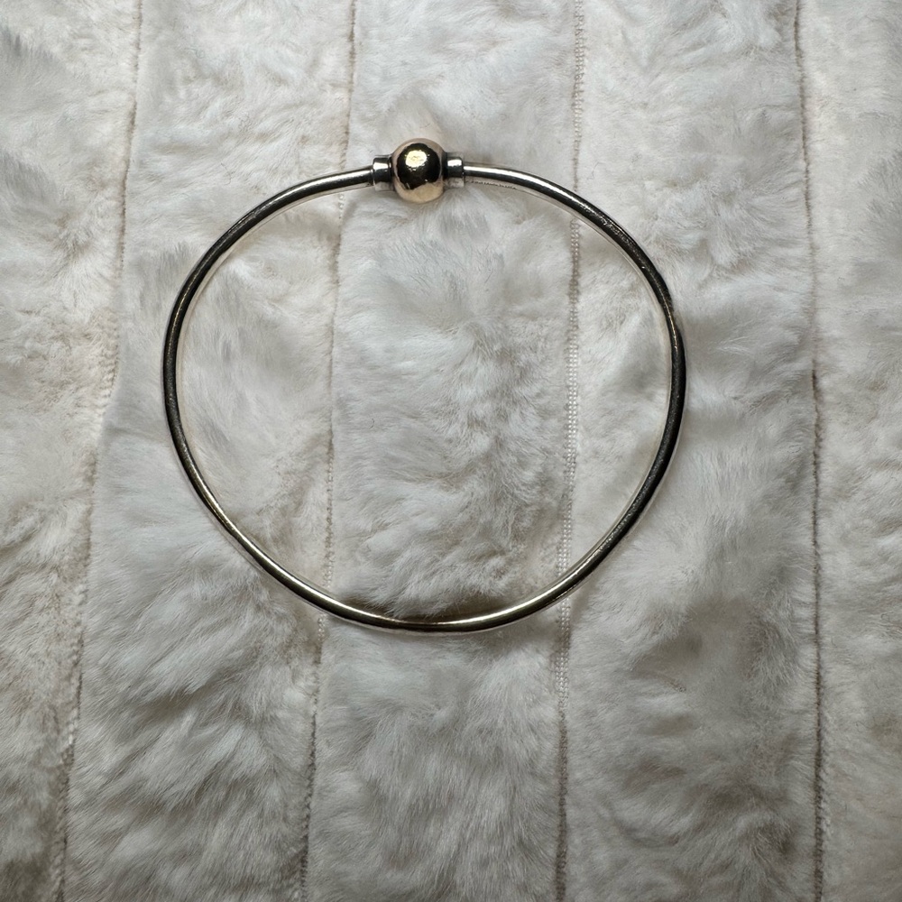 Cape Cod Silver and Gold Bead Bracelet size 6.5 - Picture 5 of 8